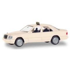 Herpa 094184 1/87 Ölçek Mercedes-Benz E-Class (W124) Taksi, Sergilemeye Hazır Model Araç