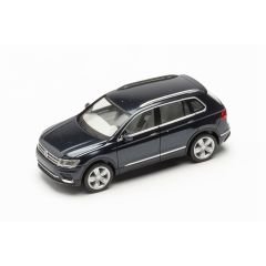 Herpa 038607-006 1/87 Ölçek VW Tiguan, Gece Mavisi Metalik, Sergilemeye Hazır Model Araç