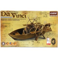 Academy 18130 Da Vinci Yandan Çarklı Bot Demonte Plastik Maketi
