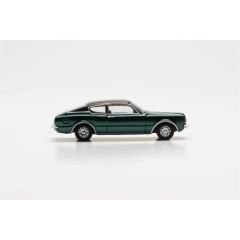 Herpa 033398-002 1/87 Ölçek Ford Taunus Coupe, Koyu Yeşil Metalik, Sergilemeye Hazır Model Araç