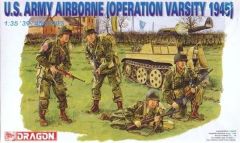 Dragon 6148 1/35 Ölçek ABD Ordusu Hava İndirme (Varsity Harekatı 1945) Asker Figürleri Plastik Model Kiti