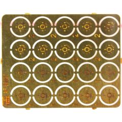 AFV Club AF35097 1/35 German 10.5 cm. Top Kovanı, 20 Adet, Prinç Detay Seti