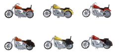 Faller 180603 1/87 Motorsikletler ( 6 Adet ) Demonte Plastik Maketi