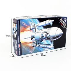 Academy 12707 1/288 Uzay Mekiği ve Roketleri Demonte Plastik Maketi