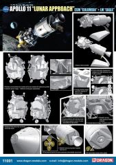Dragon 11001 1/72 Apollo 11 Uzay Aracı Maketi ''Lunar Approach''