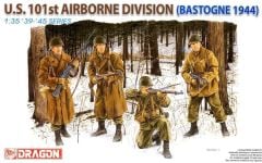 Dragon 6163 1/35 Ölçek ABD 101.Hava İndirme Tümeni (Bastogne 1944) Asker Figürleri  Plastik Model Kiti
