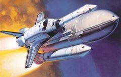Hasegawa 29 10729 1/200 Ölçek Uzay Mekiği Orbiter ve Yakıt Tankları Plastik Model Kiti