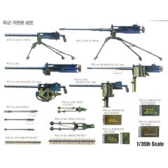 Academy 13262 1/35 US Machine Gun Silah Seti Demonte Plastik Maketi