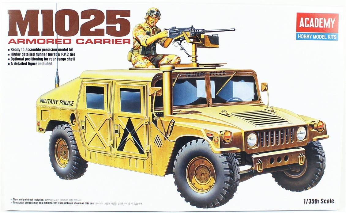 Academy 13241 1/35 M-1025 Amerikan Zırhlı Personel Taşıyıcı Demonte Plastik Maketi