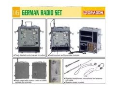 Dragon 75015 1/6 Ölçek Alman Telsiz Seti Plastik Model Kiti