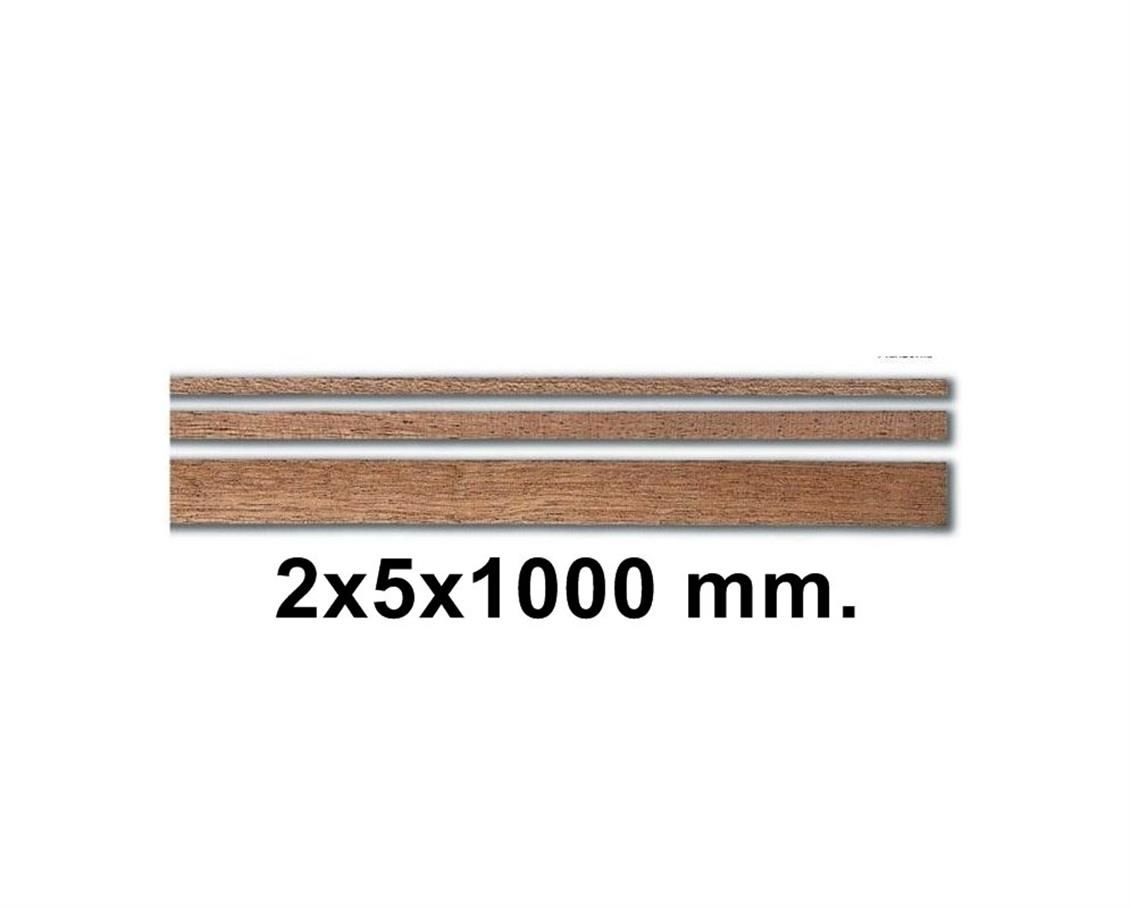 80146 AHSAP CITA- DARK BROWN SAPELLY-2X5X1000 MM-10 ADET