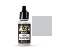 Vallejo 73202 17 ml. Pale Grey shade Wash, Game Color Serisi Model Boyası