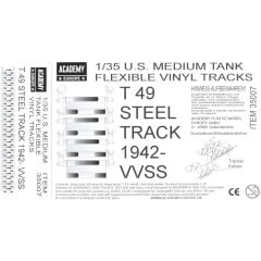 Academy 35007 1/35 T49 1942-VVSS Tank Palet Seti Demonte Plastik Maketi
