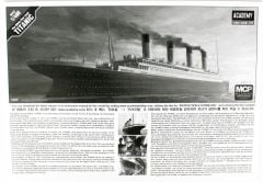 Academy 14215 1/400 The White Star Liner Titanic Yolcu Gemisi Demonte Plastik Maketi