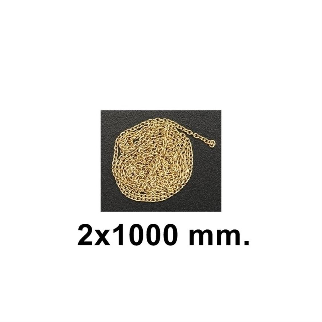 80026 ZİNCİR-1 METRE-PRİNÇ - Ø 2 MM.