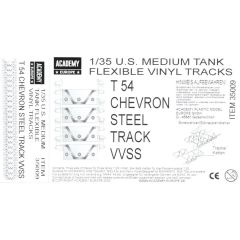 Academy 35009 1/35 T54 Chevron VVSS Tank Palet Seti Demonte Plastik Maketi
