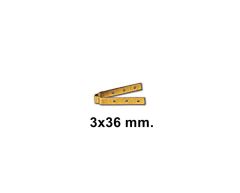 80029 MENTEŞE-8 ADET-PRİNÇ - 3X40 MM.
