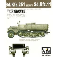 AFV Club AF35044 1/35 Sd.Kfz.251 Hareket Edebilen Tank Paleti Demonte Plastik Maket Seti
