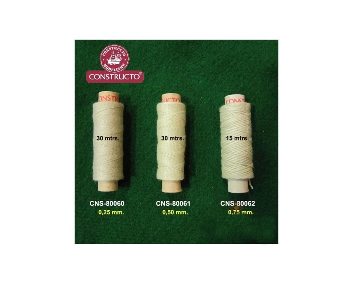 80060 İP-BEJ -COTTON -50 METRE- Ø 0,25 MM.