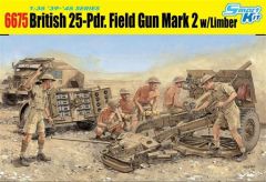 6675 1/35 BRITISH 25-PDR FIELD GUN w/CREW