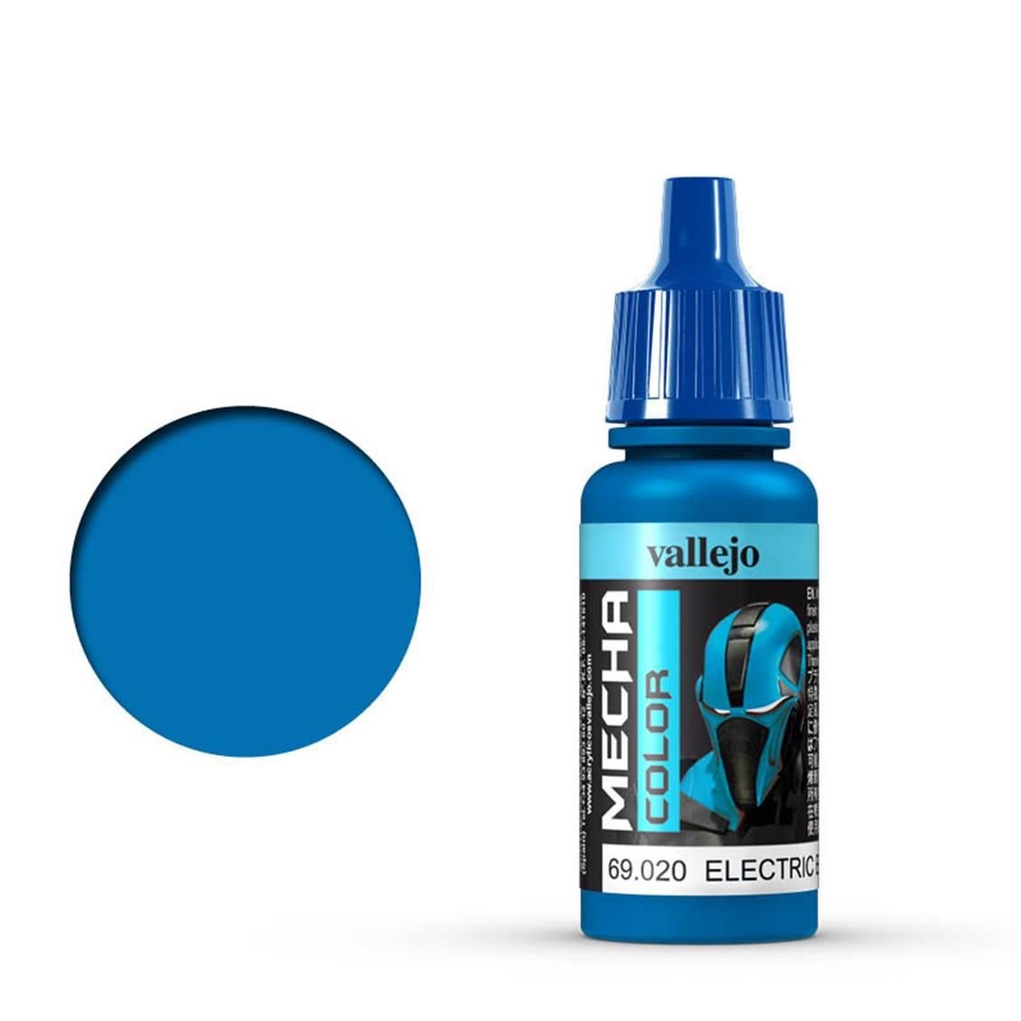 Vallejo 69020 17 ml. Electric Blue, Mecha Color Serisi Model Boyası