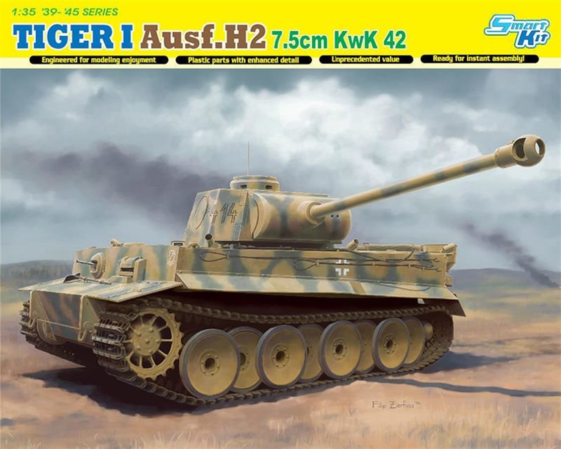Dragon 6683 1/35 Ölçek Tiger I Ausf.H2 Tank Plastik Model Kiti