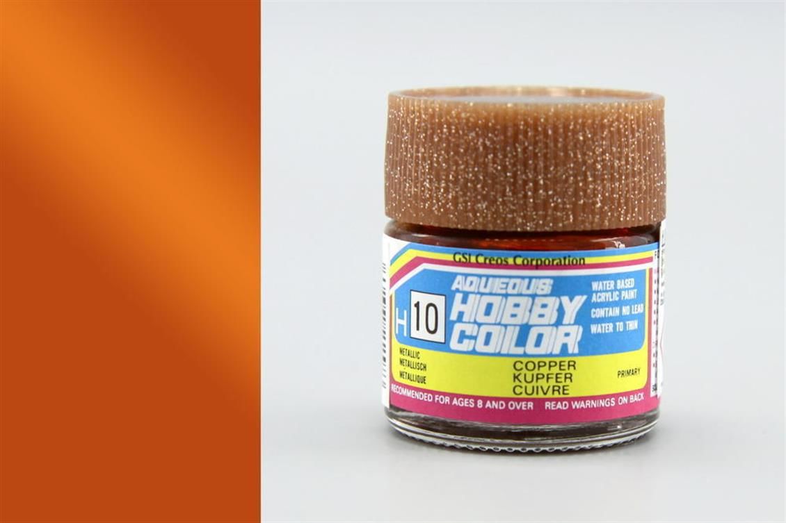 Gunze H010 10 ml. Copper, Aqueous Serisi Maket Boyası
