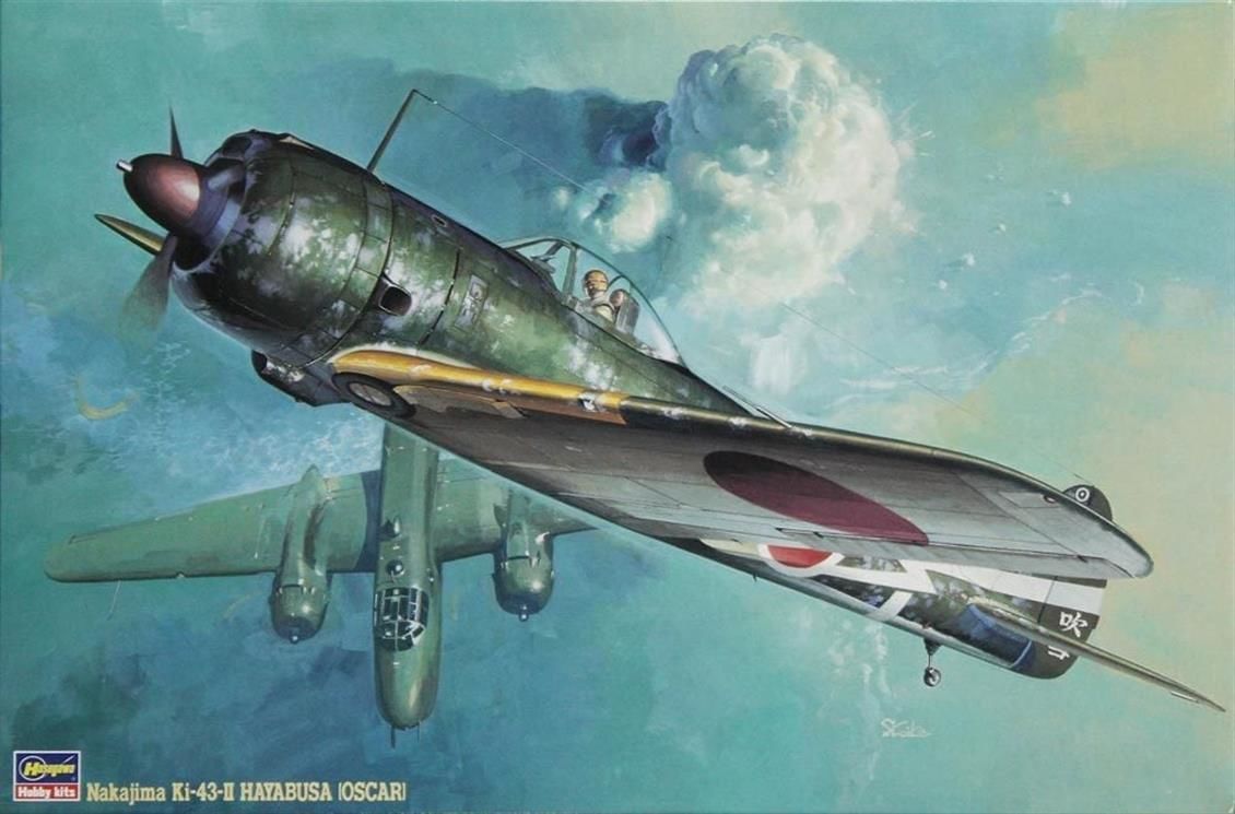 Hasegawa ST3 08053 1/32 Ölçek Ki-43-II Hayabusa (Oscar) Savaş Uçağı Plastik Model Kiti