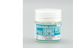 Gunze H020 10 ml. Flat Clear, Aqueous Serisi Maket Boyası