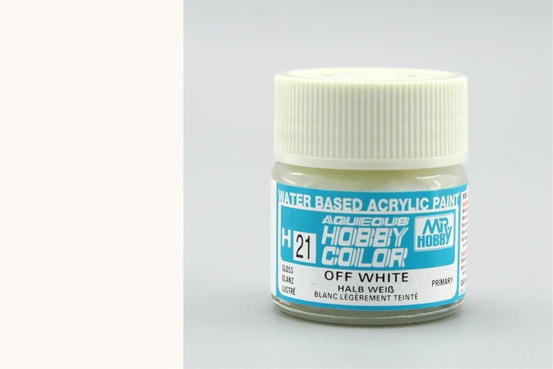 Gunze H021 10 ml. Off White, Aqueous Serisi Maket Boyası