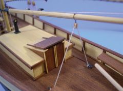 Türk Model 1/50 125 Boğaziçi Kotrası, Demonte Ahşap Maketi