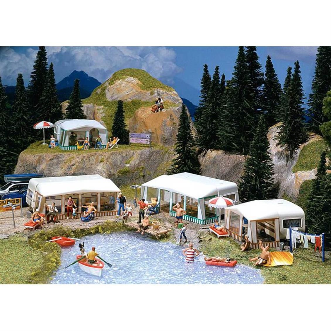 Faller 130503 1/87 Kamping Karavan Seti Demonte Plastik Maketi