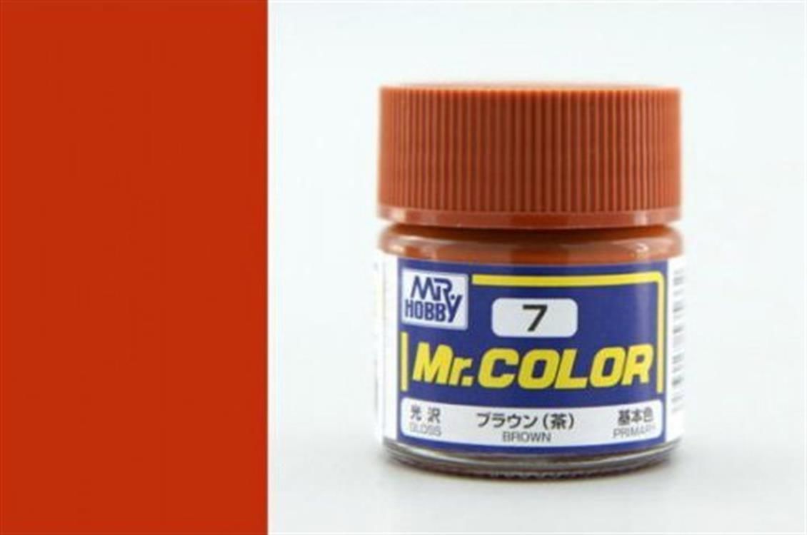 Gunze C007 10 ml. Brown, Mr.Color Serisi Maket Boyası