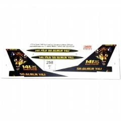 Babibi DBT01258 1/72 F-16D, Kurt Filo Özel Şema 50.Yıl, Dekal Çıkartma
