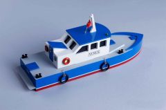 Tersane Model 005 1/50 Yunus Liman Hizmet Botu, Demonte Ahşap Tekne Kiti