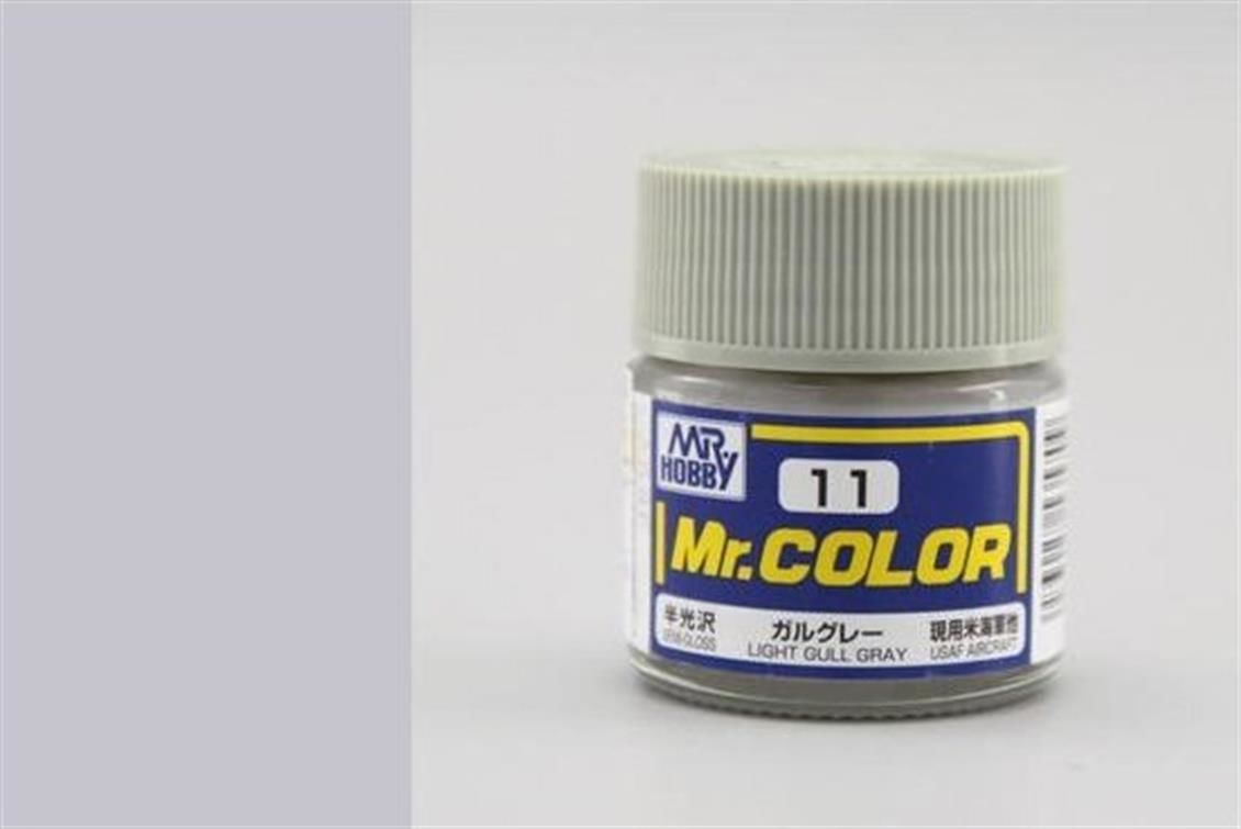 Gunze C011 10 ml. Light Gull Gray, Mr.Color Serisi Maket Boyası