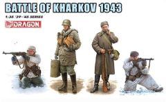 Dragon 6782 1/35 Ölçek Kharkov Savaşı (1943) Asker Figürleri Plastik Model Kiti