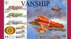 Hasegawa CW07 64507 1/72 Ölçek Tatiana's Vanship & Fam's Vespa Bilim Kurgu Plastik Model Kiti