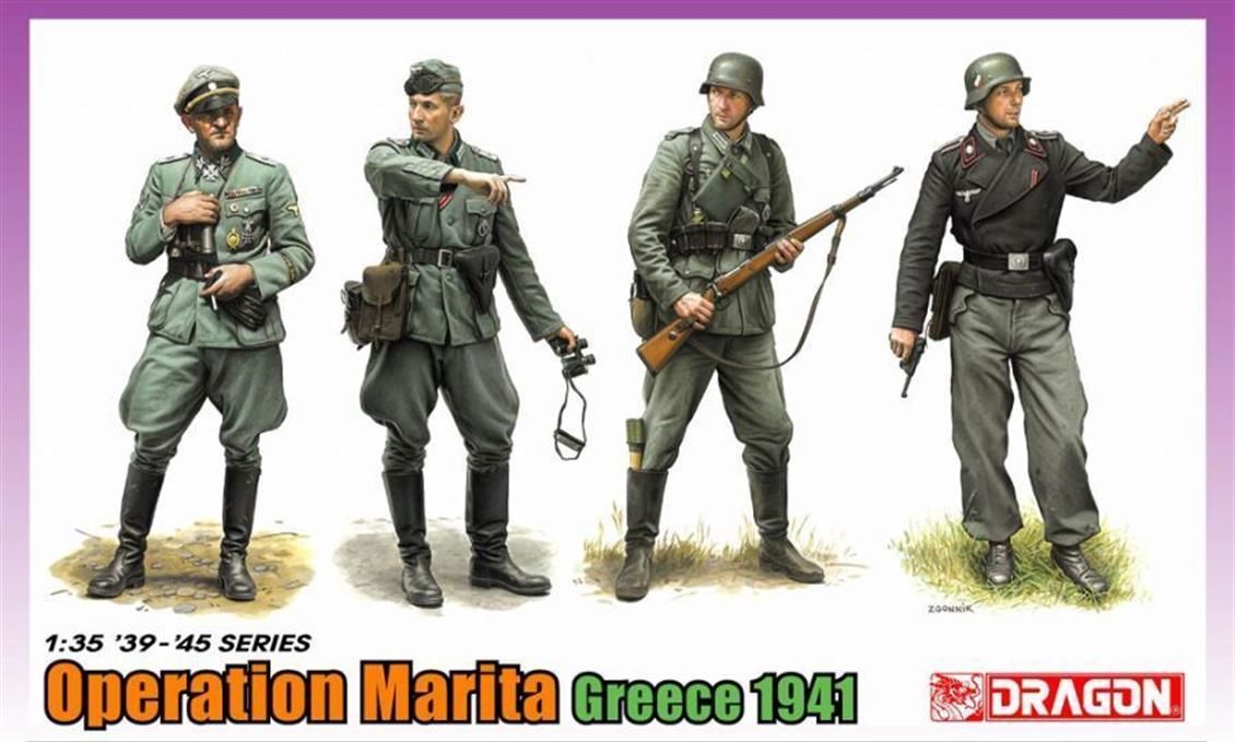 Dragon 6783 1/35 Marita Operasyonu Asker Figür Maket Seti Yunanistan 1941