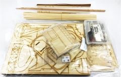 Türk Model 1/30 112 Astraal İskandinav Balıkçı Teknesi, R/C Dönüşebillir, Demonte Ahşap Maketi