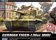 Academy 13287 1/35 Tiger-I Mid. (70.Yıl Normandiya Çıkartması) Tankı Demonte Plastik Maketi