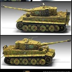 Academy 13287 1/35 Tiger-I Mid. (70.Yıl Normandiya Çıkartması) Tankı Demonte Plastik Maketi