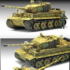 Academy 13287 1/35 Tiger-I Mid. (70.Yıl Normandiya Çıkartması) Tankı Demonte Plastik Maketi