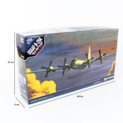 Academy 12517 1/72 USAAF B-29A (Old Battler) Savaş Uçağı Demonte Plastik Maketi
