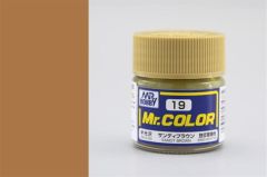 Gunze C019 10 ml. Sandy Brown, Mr.Color Serisi Maket Boyası