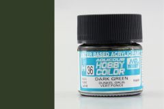 Gunze H036 10 ml. Dark Green, Aqueous Serisi Maket Boyası