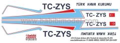 Babibi DAT01109 1/72 TC, Antonov AN-2, Turkish Assocation, Dekal Çıkartma