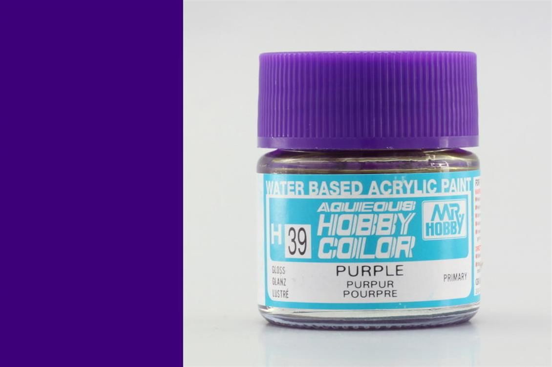 Gunze H039 10 ml. Purple, Aqueous Serisi Maket Boyası