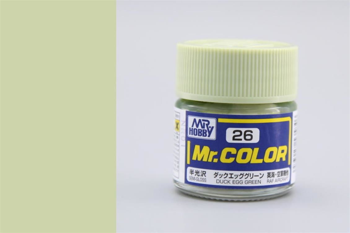 Gunze C026 10 ml. Dark Egg Green, Mr.Color Serisi Maket Boyası