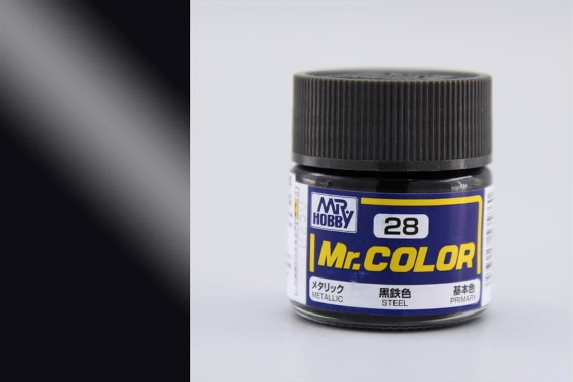 Gunze C028 10 ml. Steel, Mr.Color Serisi Maket Boyası